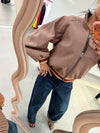 Giacca bomber check INA