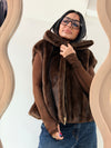 Gilet eco pelliccia Ari