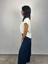 Jeans palazzo scuro Bea