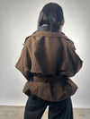 Giacca trench Cioccolato