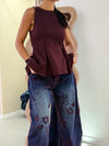 Jeans floreale
