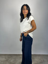 Jeans palazzo scuro Bea