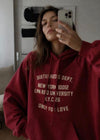 Felpa cappuccio oversize