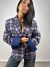 Blazer quadri Rosa