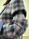 Blazer quadri Rosa