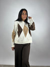 Maglione rombi Palma