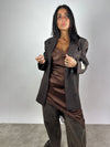 Blazer gessato Giulia