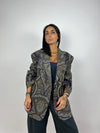 Blazer oversize Damascata