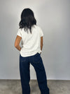 Jeans palazzo scuro Bea