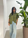 Camicia Lino Ruches