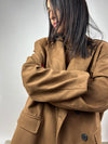 Blazer oversize Camel