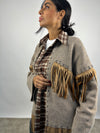 Cardigan frange Vera