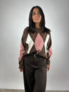 Maglione rombi Palma