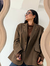 Blazer Borchie Gabardina My-d