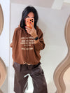 Felpa cappuccio oversize