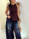 Jeans floreale