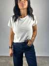 Jeans palazzo scuro Bea