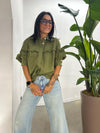 Camicia Lino Ruches