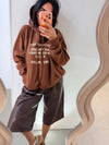 Felpa cappuccio oversize