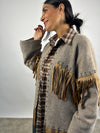 Cardigan frange Vera