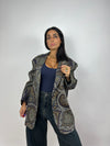 Blazer oversize Damascata