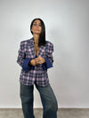 Blazer quadri Rosa
