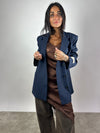 Blazer gessato Giulia