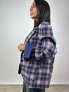 Blazer quadri Rosa