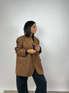 Blazer oversize Camel