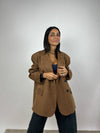 Blazer oversize Camel