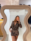 Abito Midi Animalier