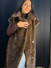 Smanicato Pelliccia eco Luna