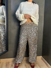 Pantalone, paillettes Luce