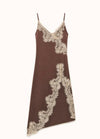 Abito Satin pizzo