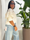 Camicia Lino Ruches