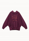 Felpa cappuccio oversize