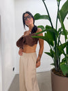 Pantalone Viscosa Beige