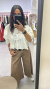 Camicia Crop Sangallo