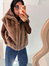 Gilet eco pelliccia Ari￼