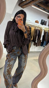 Jeans floreale