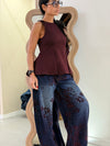 Jeans floreale