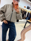 Giacca bomber check INA