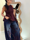 Jeans floreale