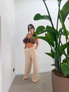 Pantalone Viscosa Beige
