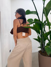 Pantalone Viscosa Beige