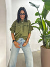 Camicia Lino Ruches