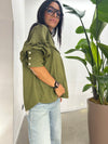 Camicia Lino Ruches