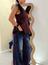 Jeans floreale