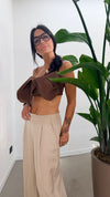 Pantalone Viscosa Beige