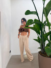 Pantalone Viscosa Beige
